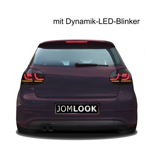 LED Rückleuchten schwarz mit Dynamik Blinker passend für Golf 5  03 - 08