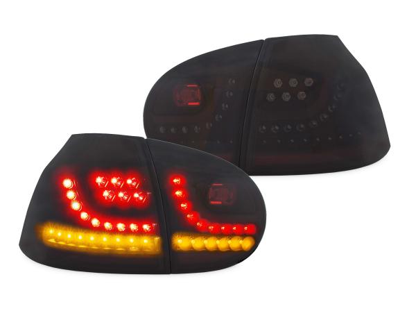LED Rückleuchten schwarz mit Dynamik Blinker passend für Golf 5  03 - 08