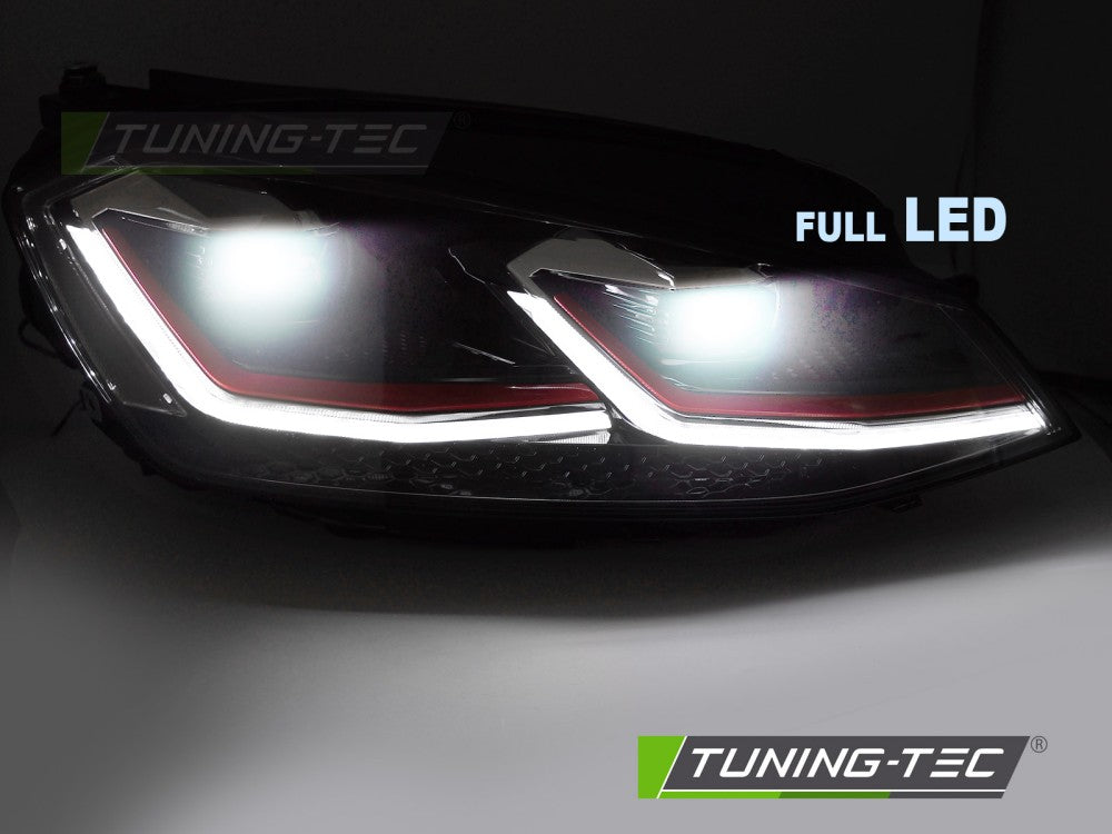 Scheinwerfer Voll-LED RED LINE LED-Tagfahrlicht passend für VW GOLF VII 12-17