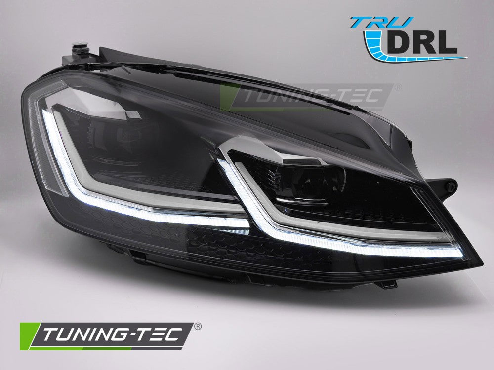 Scheinwerfer Voll-LED SILVER LINE LED-Tagfahrlicht passend für VW GOLF 7 11.12-17