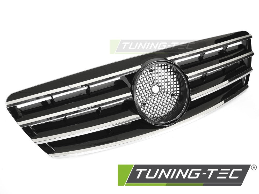 Sportgrill Schwarz/Chrom passend für Mercedes W203 / S203 00-07