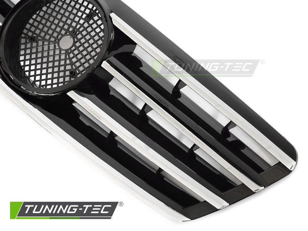 Sportgrill Schwarz/Chrom passend für Mercedes W203 / S203 00-07
