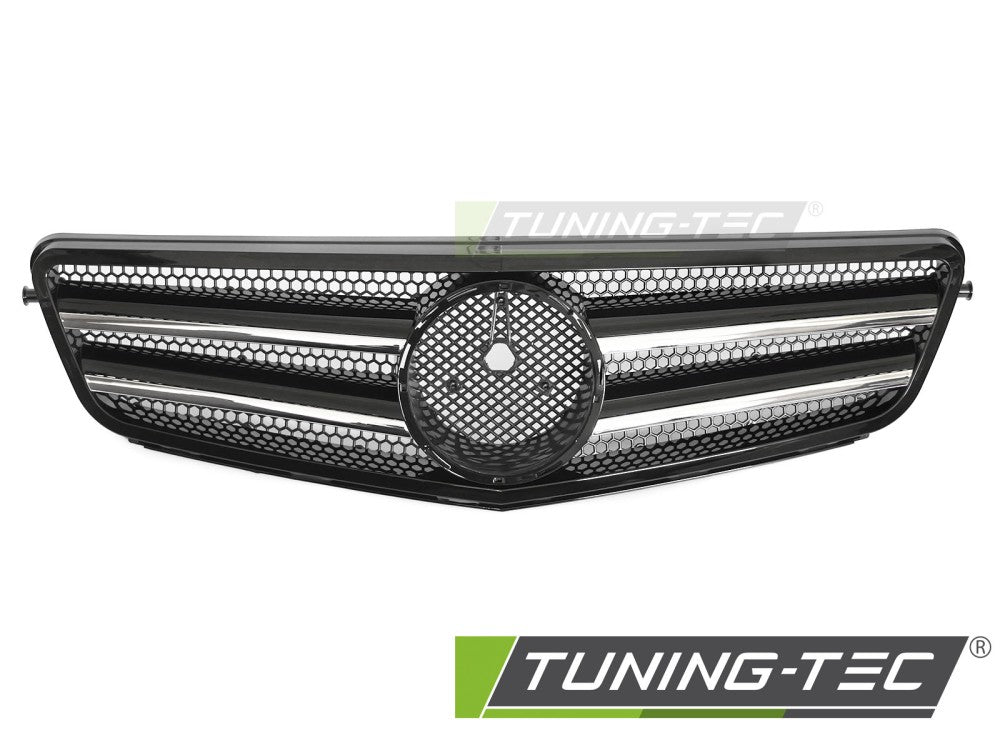 Sportgrill Schwarz/Chrom passend für Mercedes W204 / S204 07-14