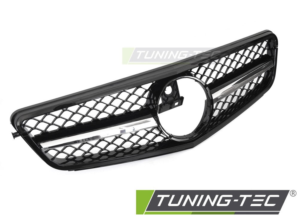 Sportgrill Schwarz/Chrom passend für Mercedes W204 / S204 07-14