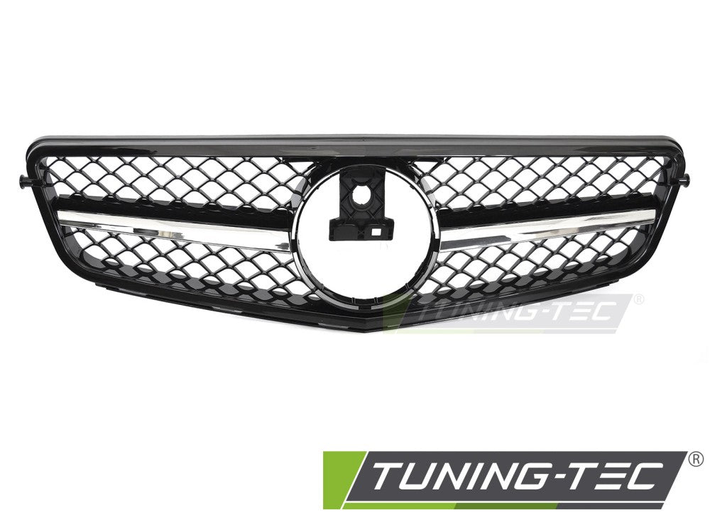 Sportgrill Schwarz/Chrom passend für Mercedes W204 / S204 07-14