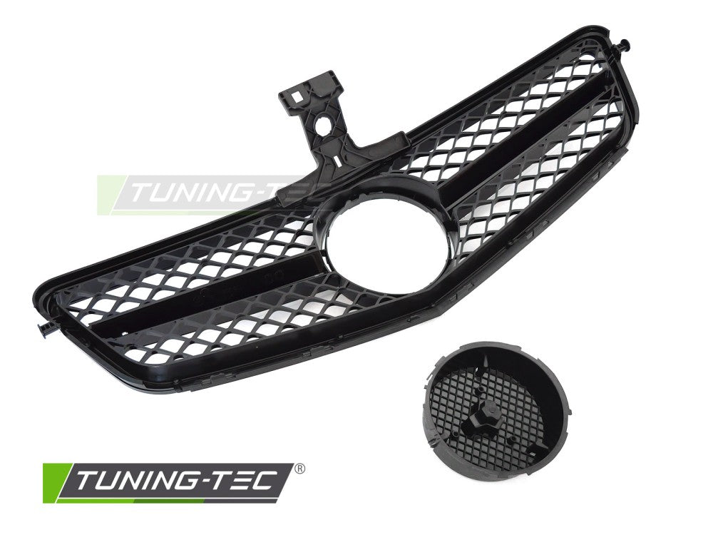 Sportgrill Schwarz/Chrom passend für Mercedes W204 / S204 07-14