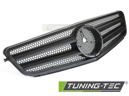 Sportgrill Schwarz matt passend für Mercedes W204 / S204 07-14