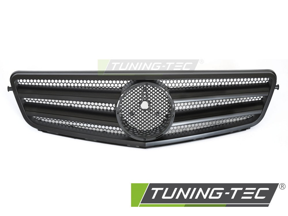 Sportgrill Schwarz matt passend für Mercedes W204 / S204 07-14
