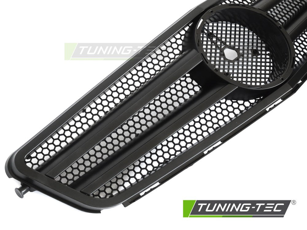Sportgrill Schwarz matt passend für Mercedes W204 / S204 07-14