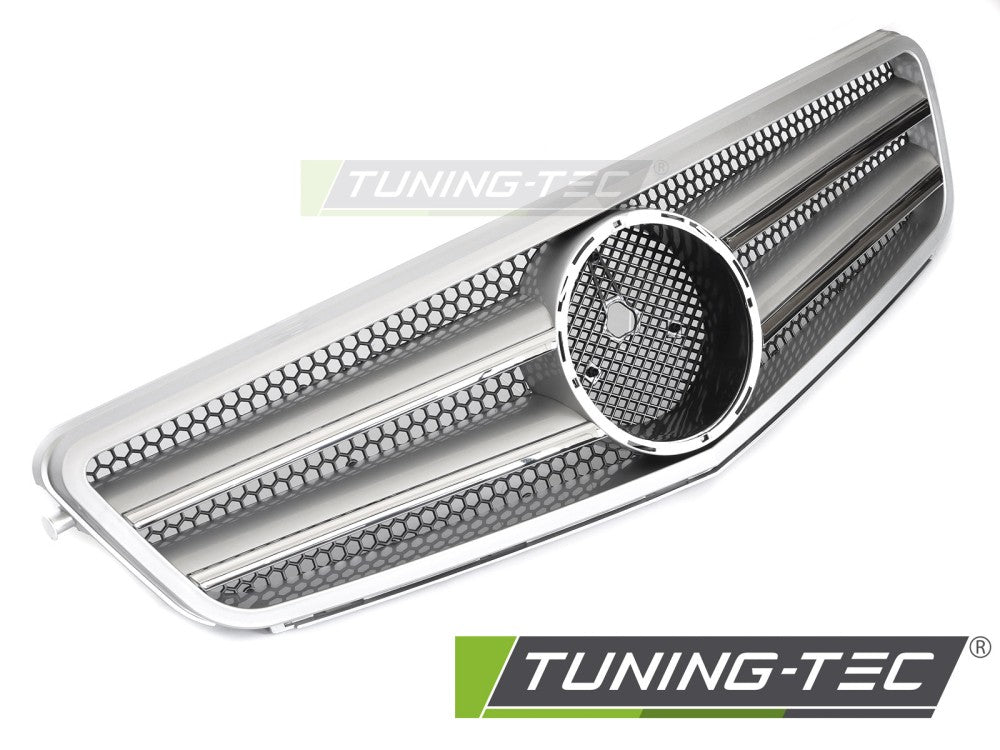 Sportgrill Silber/Chrom passend für Mercedes W204 / S204 07-14