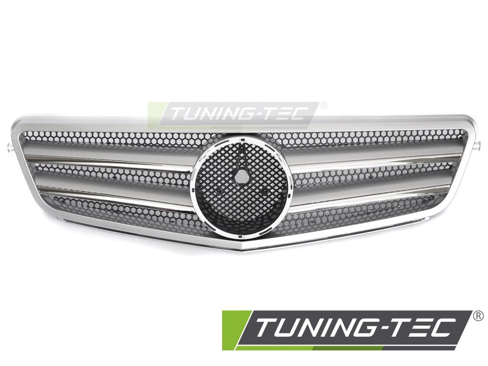 Sportgrill Silber/Chrom passend für Mercedes W204 / S204 07-14