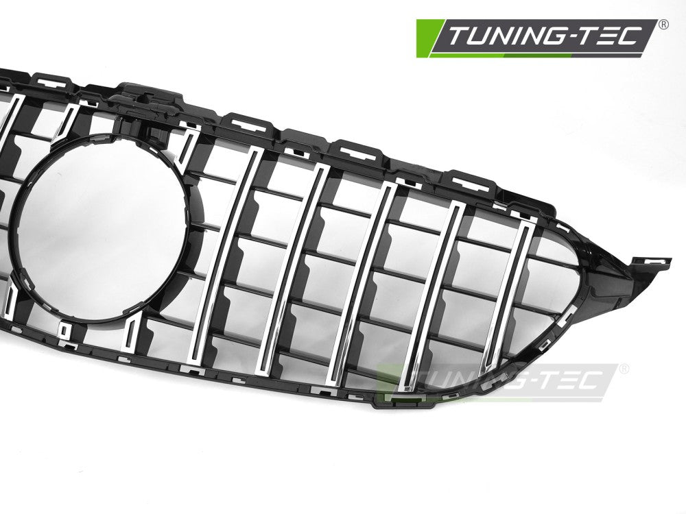 Sportgrill Schwarz/Chrom passend für Mercedes W205 14-21 / S205 14-21 / C205 15-23 / A205 16-23