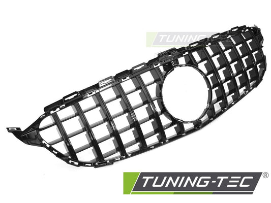 Sportgrill Schwarz glänzend passend für Mercedes W205 14-21 / S205 14-21 / C205 15-23 / A205 16-23