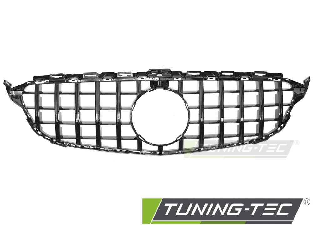 Sportgrill Schwarz glänzend passend für Mercedes W205 14-21 / S205 14-21 / C205 15-23 / A205 16-23