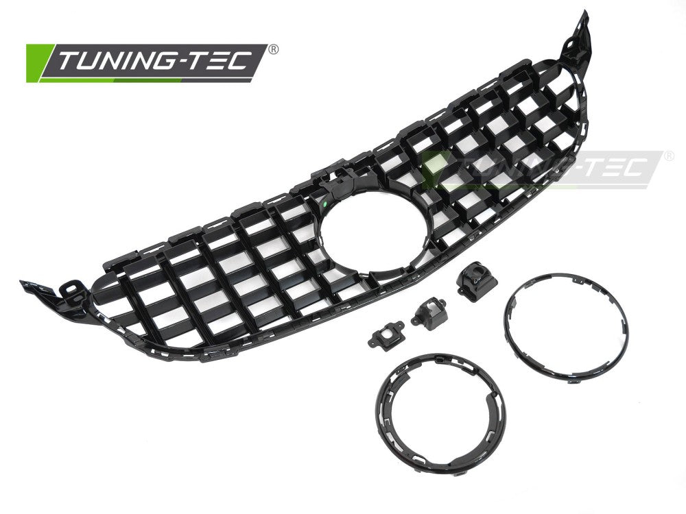 Sportgrill Schwarz glänzend passend für Mercedes W205 14-21 / S205 14-21 / C205 15-23 / A205 16-23