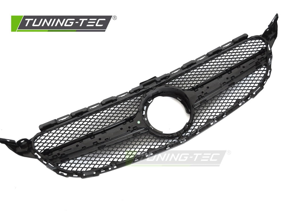 Sportgrill Schwarz glänzend passend für Mercedes W205 18-21 / S205 18-21 / C205 18-23 / A205 18-23