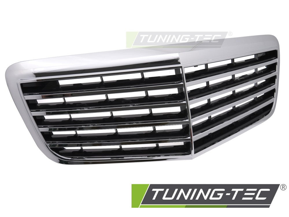 Sportgrill Chrom/Schwarz passend für Mercedes W211 / S211 06-09