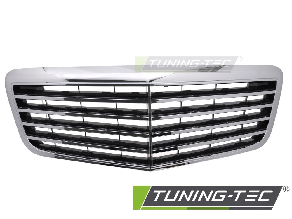 Sportgrill Chrom/Schwarz passend für Mercedes W211 / S211 06-09