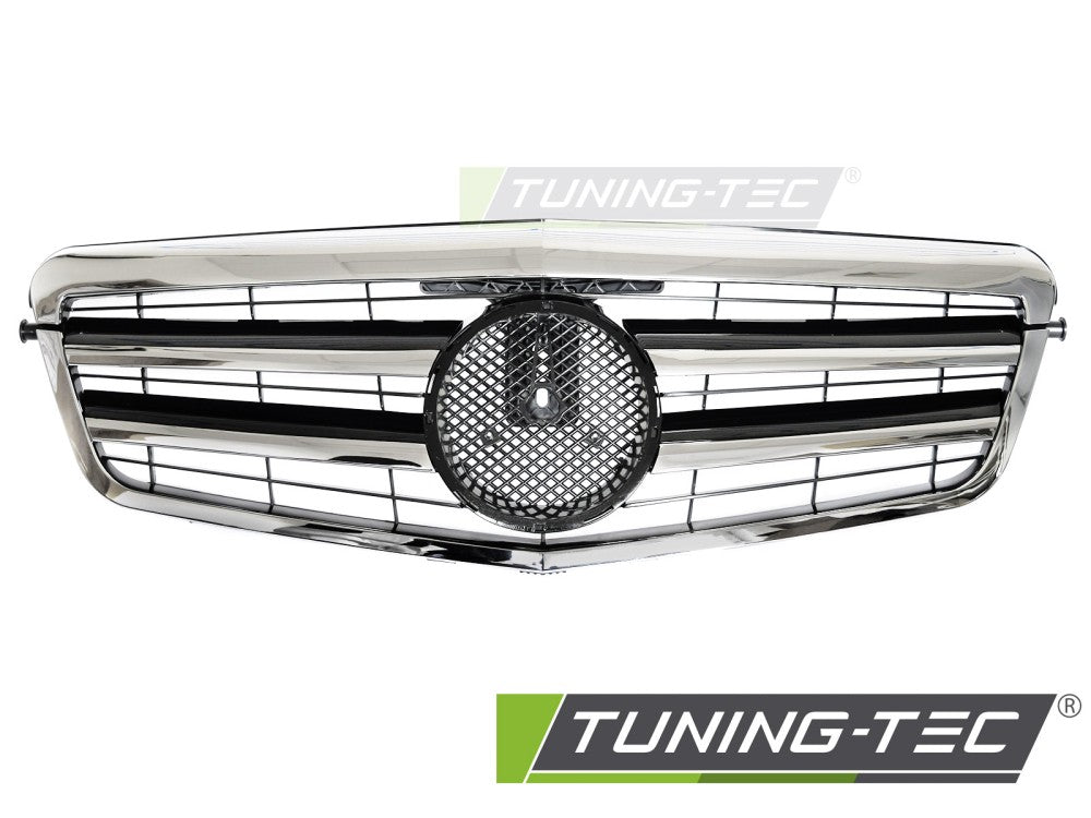 Sportgrill Schwarz/Chrom passend für Mercedes W212 / S212 09-13