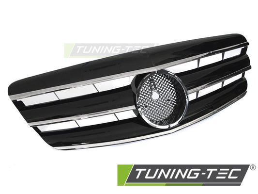 Sportgrill Schwarz/Chrom passend für Mercedes W221 05-09