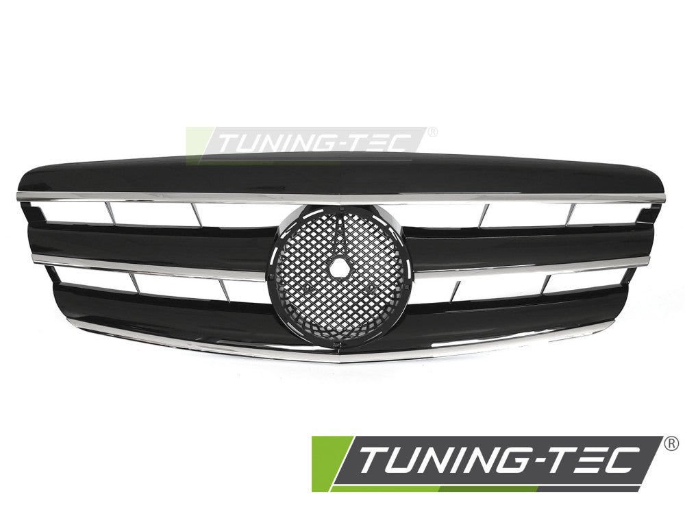 Sportgrill Schwarz/Chrom passend für Mercedes W221 05-09