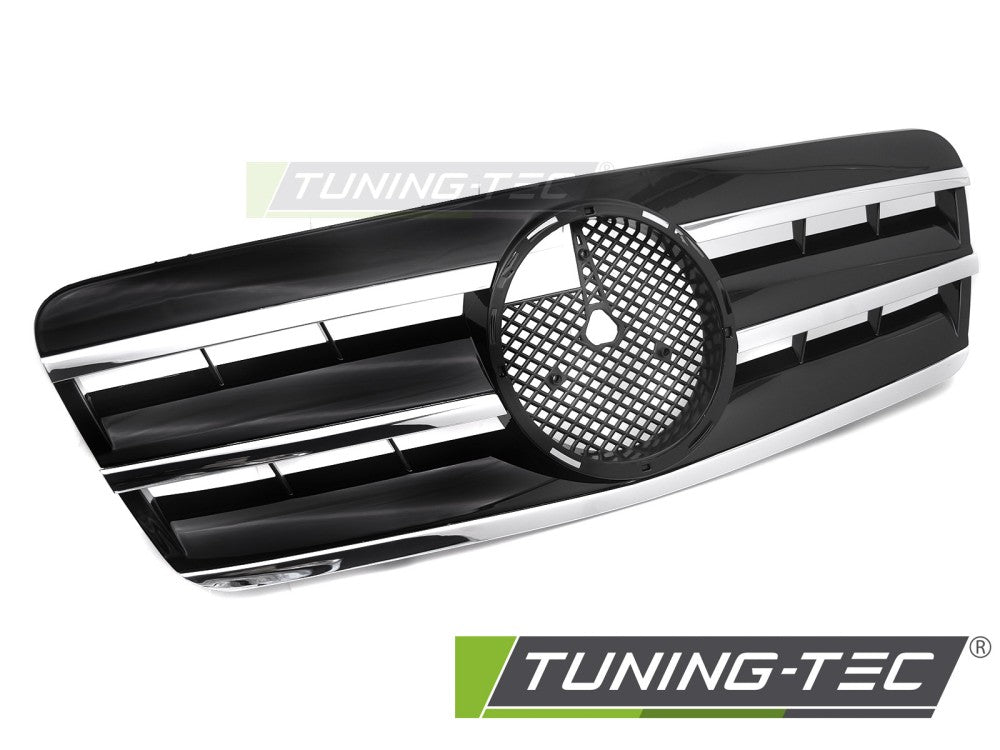 Sportgrill Schwarz/Chrom passend für Mercedes CLK W208 96-02