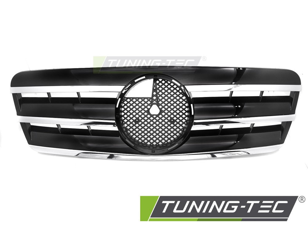 Sportgrill Schwarz/Chrom passend für Mercedes CLK W208 96-02