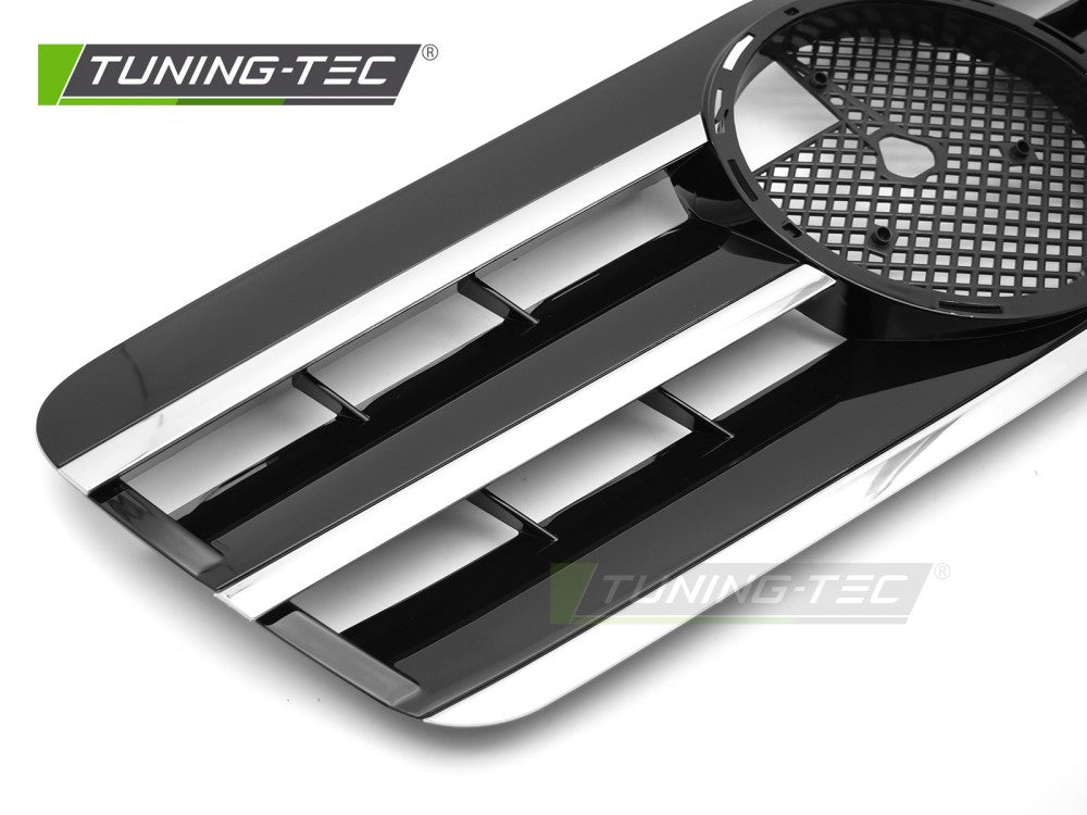 Sportgrill Schwarz/Chrom passend für Mercedes CLK W208 96-02