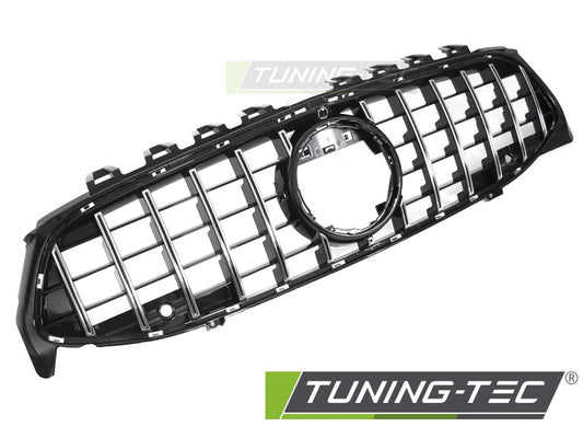 Sportgrill Schwarz/Chrom passend für Mercedes CLA W118 19-23