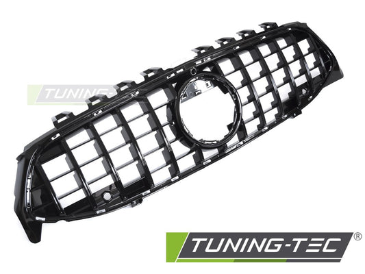 Sportgrill Schwarz glänzend passend für Mercedes CLA W118 19-23