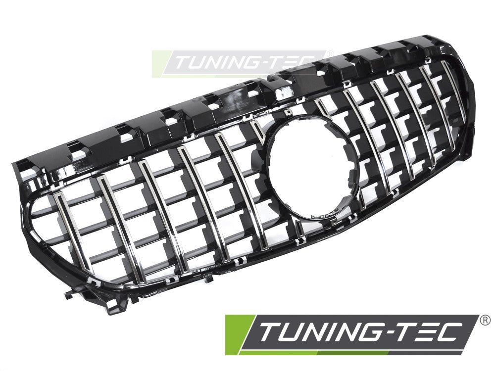 Sportgrill Schwarz/Chrom passend für Mercedes CLA W117 13-19