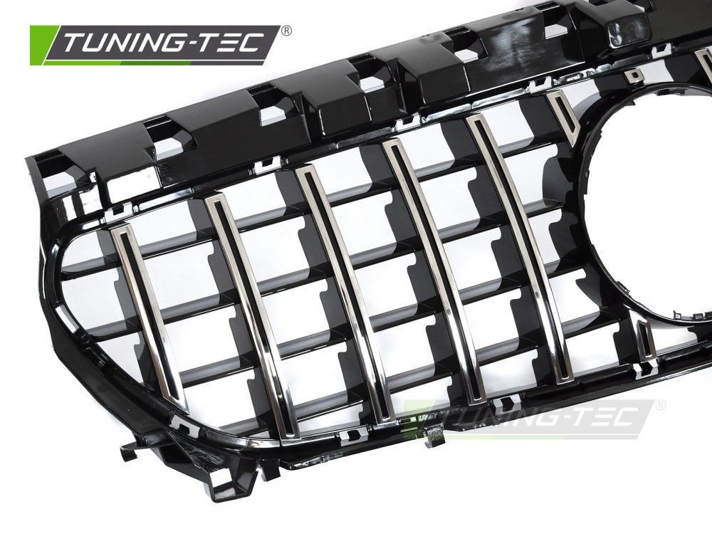 Sportgrill Schwarz/Chrom passend für Mercedes CLA W117 13-19