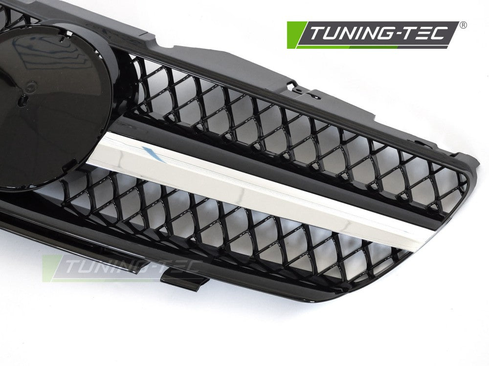 Sportgrill Schwarz/Chrom passend für Mercedes SL R230 01-06
