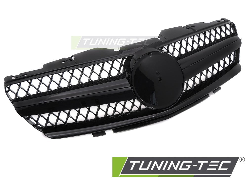 Sportgrill Schwarz glänzend passend für Mercedes SL R230 01-06