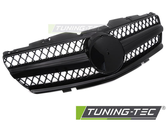 Sportgrill Schwarz glänzend passend für Mercedes SL R230 01-06