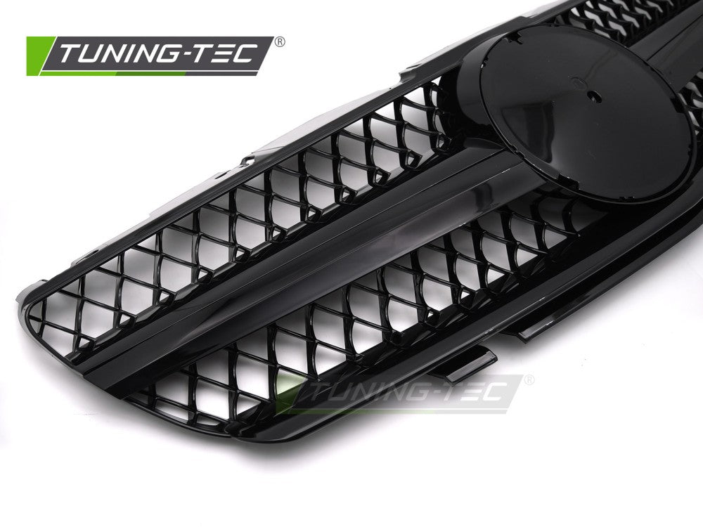 Sportgrill Schwarz glänzend passend für Mercedes SL R230 01-06
