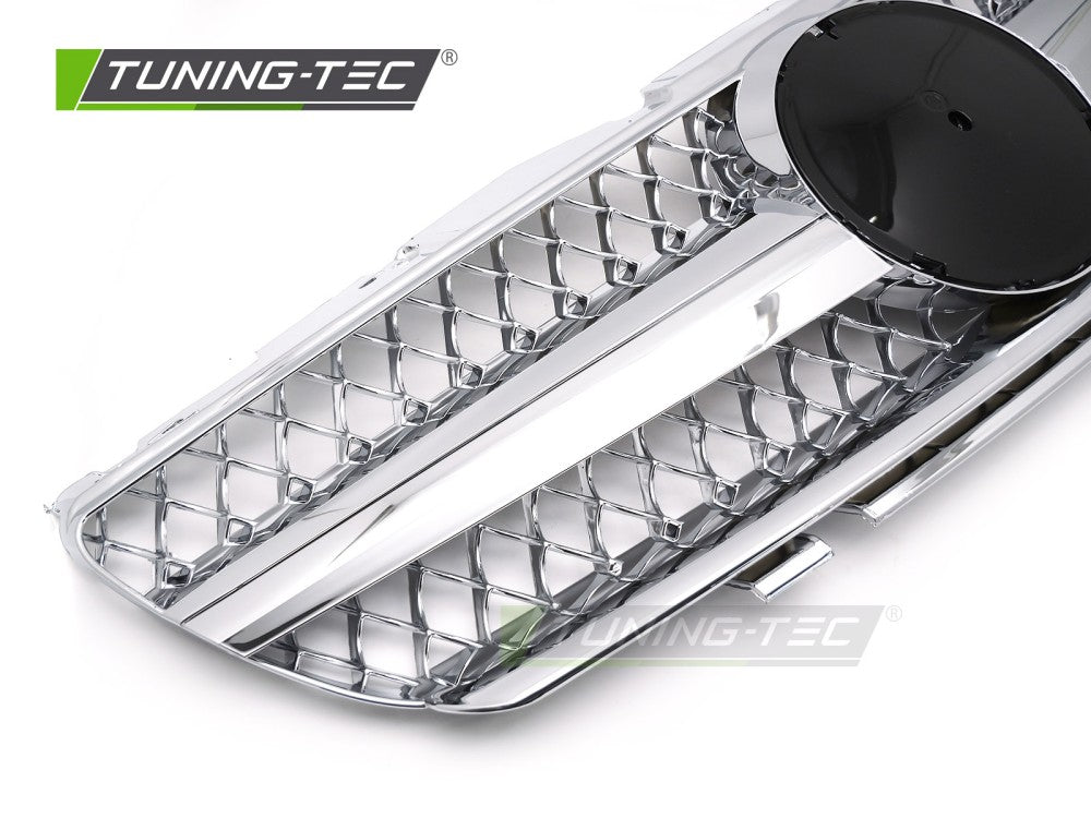 Sportgrill Chrom passend für Mercedes SL R230 01-06