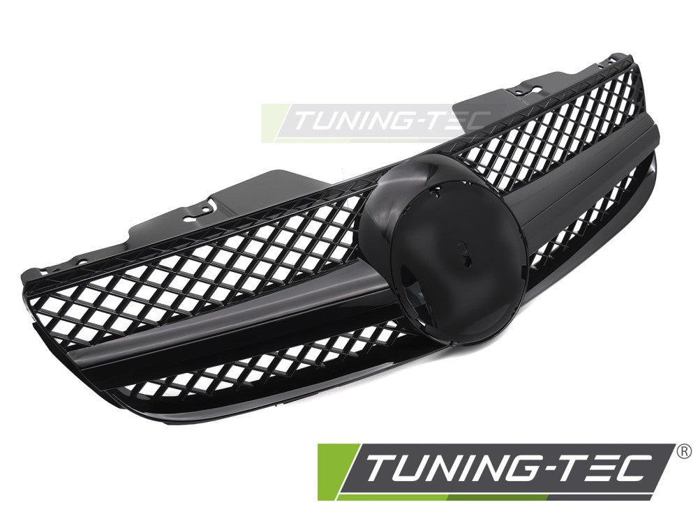 Sportgrill Schwarz glänzend passend für Mercedes SL R230 06-08