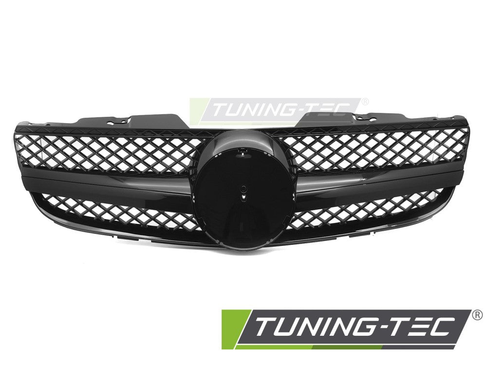 Sportgrill Schwarz glänzend passend für Mercedes SL R230 06-08