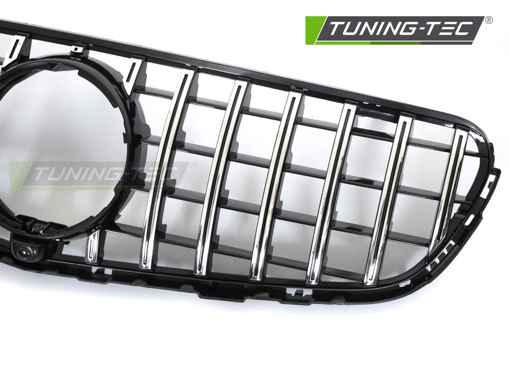 Sportgrill Schwarz/Chrom mit Kameravorbereitung passend für Mercedes GLC W253 15-18