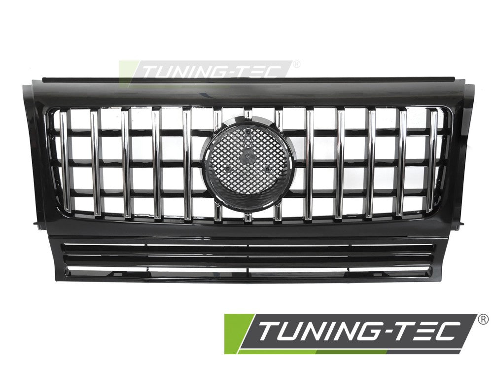 Sportgrill W464-Look Chrom/Schwarz passend für Mercedes W463 90-12
