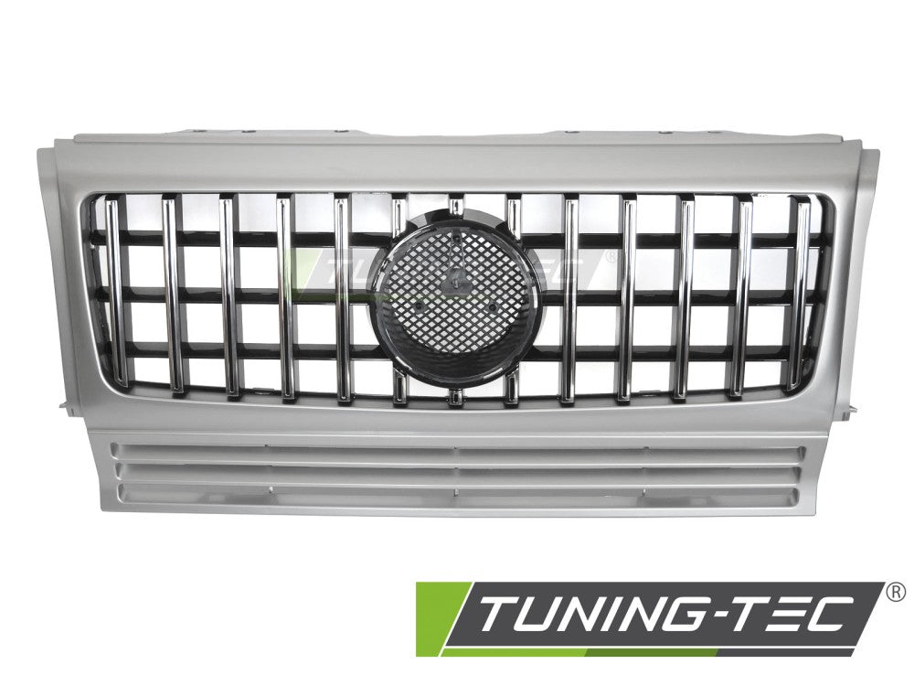 Sportgrill W464-Look Silber/Chrom passend für Mercedes W463 90-12
