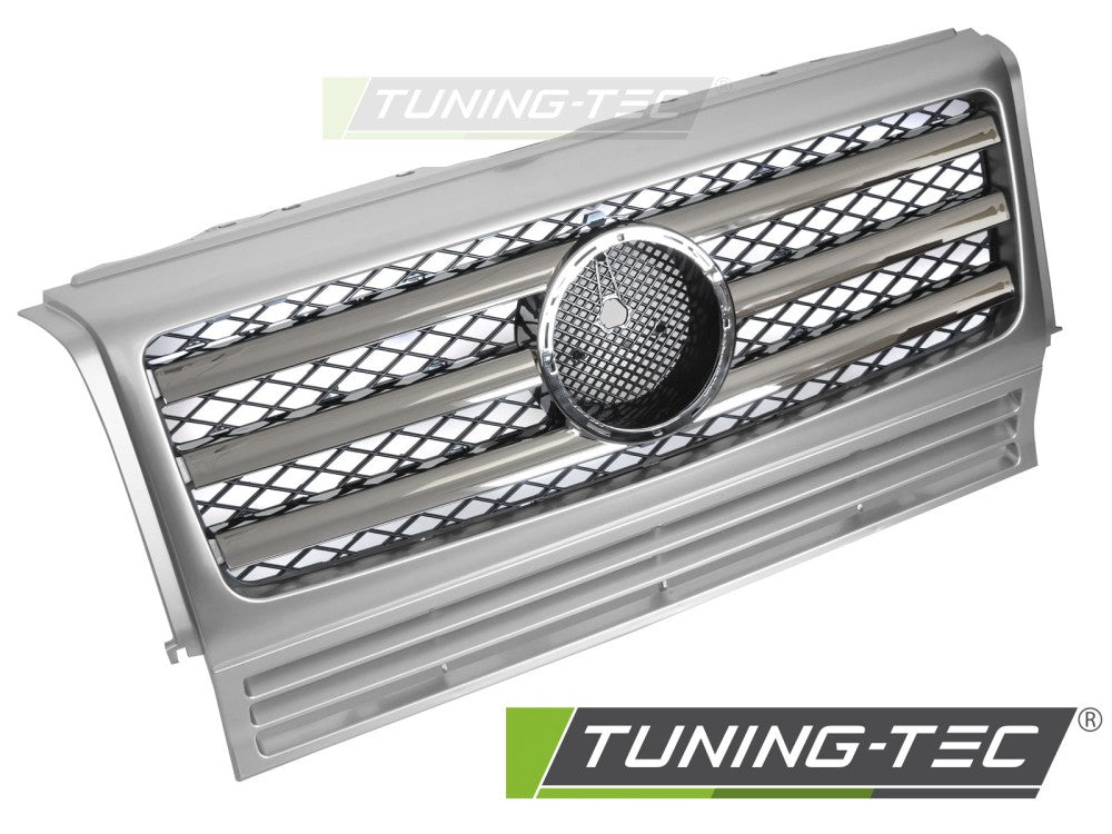 Sportgrill Silber/Chrom passend für Mercedes W463 90-12
