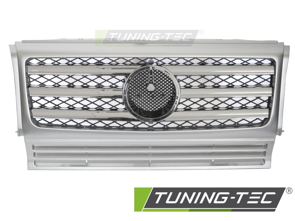 Sportgrill Silber/Chrom passend für Mercedes W463 90-12