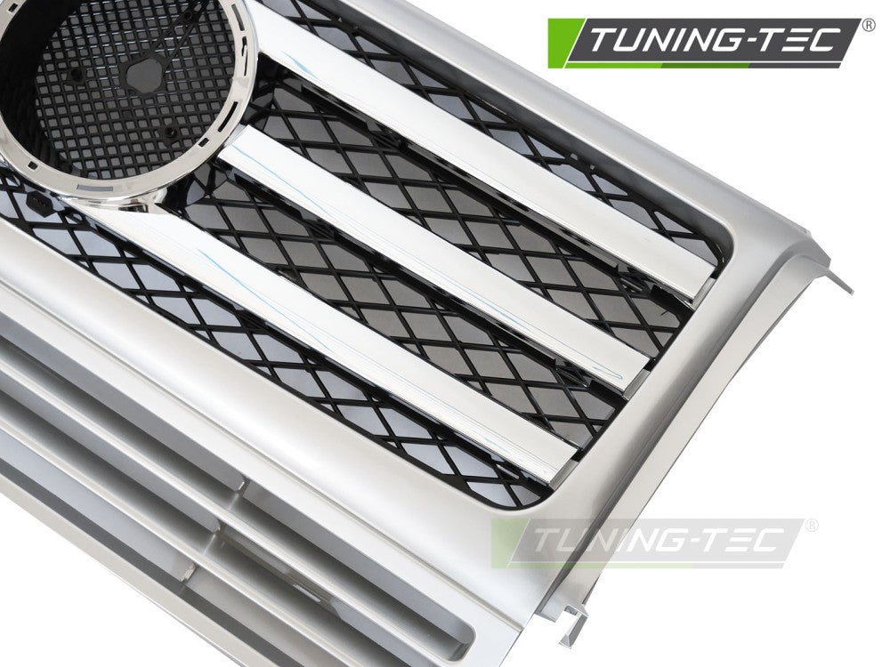 Sportgrill Silber/Chrom passend für Mercedes W463 90-12
