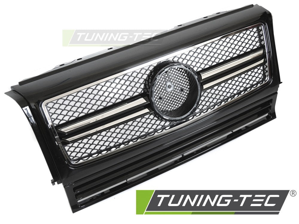 Sportgrill Schwarz/Chrom passend für Mercedes W463 90-12