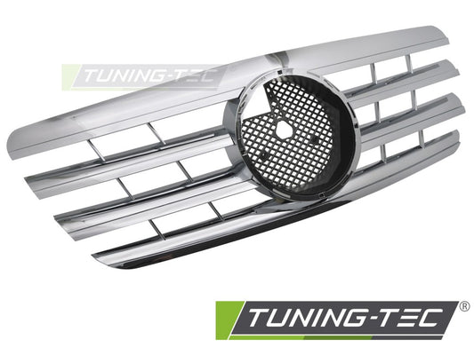 Sportgrill Chrom passend für Mercedes W210 99-02 / S210 99-03