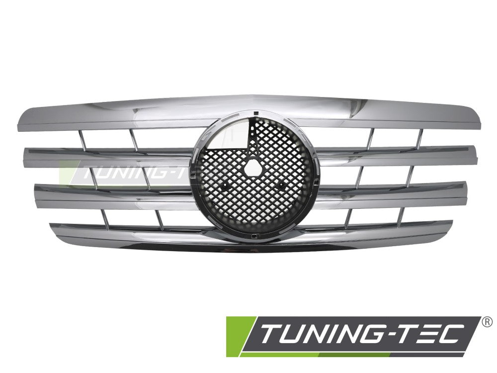 Sportgrill Chrom passend für Mercedes W210 99-02 / S210 99-03