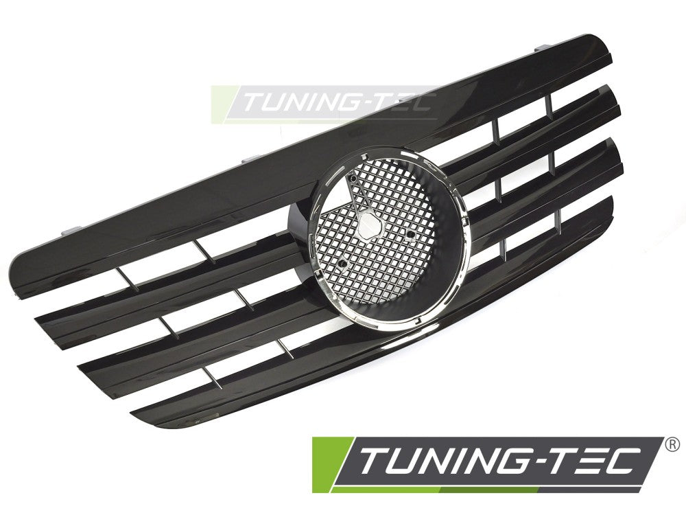 Sportgrill Schwarz glänzend passend für Mercedes W210 99-02 / S210 99-03