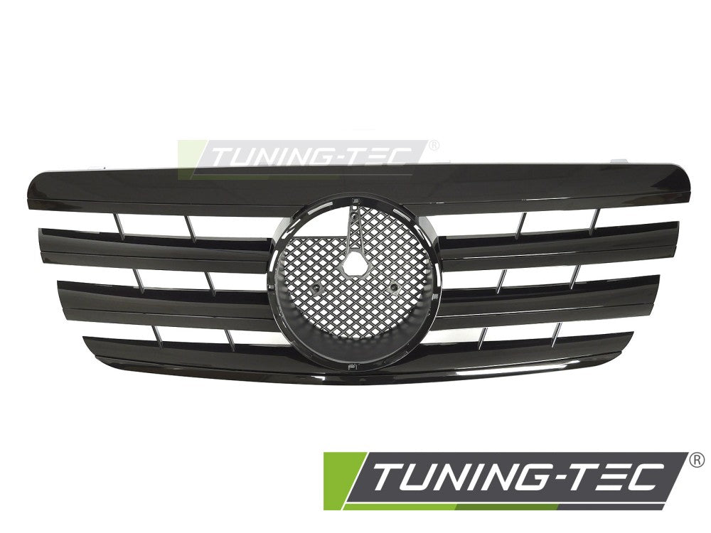 Sportgrill Schwarz glänzend passend für Mercedes W210 99-02 / S210 99-03